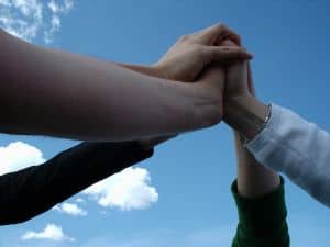 teamwork-hands photo by teaksato