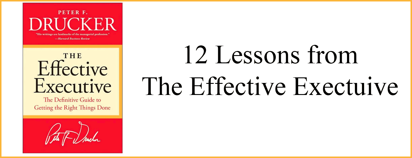 lessons from effective executive