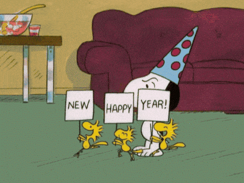 happy new year snoopy