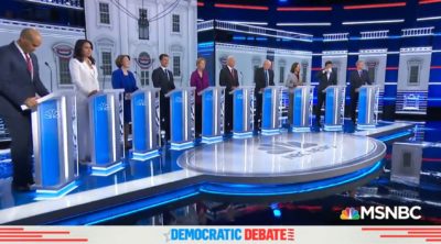 humor at democratic debate november