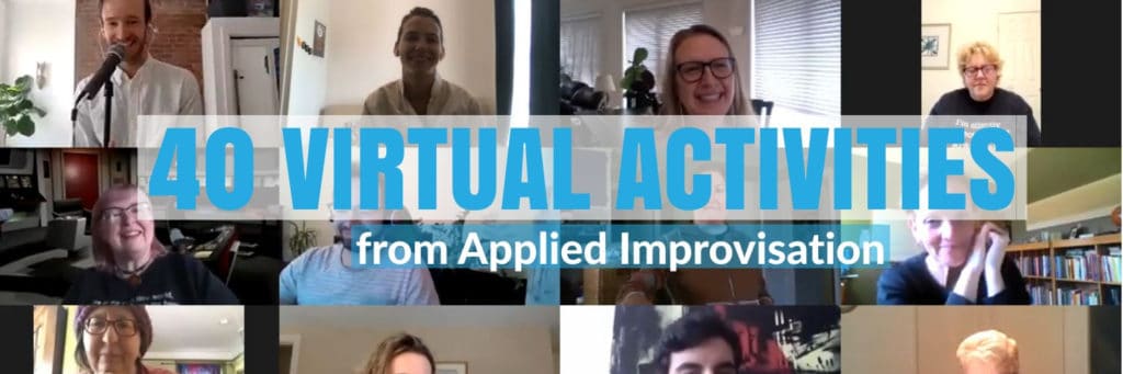 virtual activities applied improv