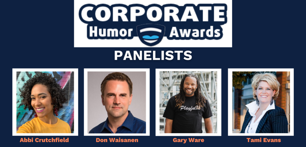 2021 Humor Awards Panelists - Abbi, Don, Gary, Tami